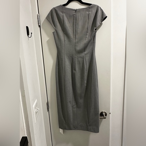 NWOT Reformation Coco Gray Midi Dress in Charcoal Size 6 Career Office - Picture 9 of 10